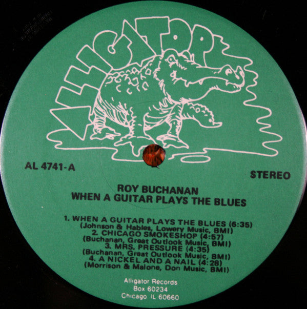 Roy Buchanan - When A Guitar Plays The Blues (LP, Album, Hub)
