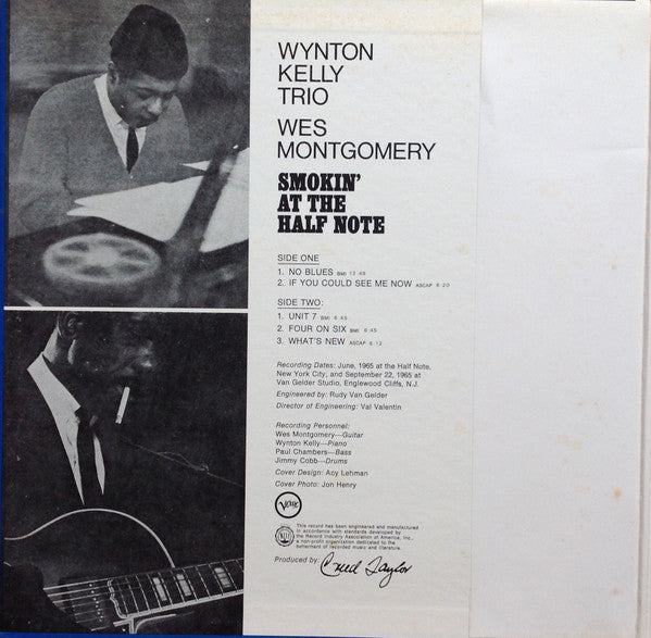 Wynton Kelly Trio - Smokin' At The Half Note = ハーフ・ノートのウェス・モンゴメリーとウ...
