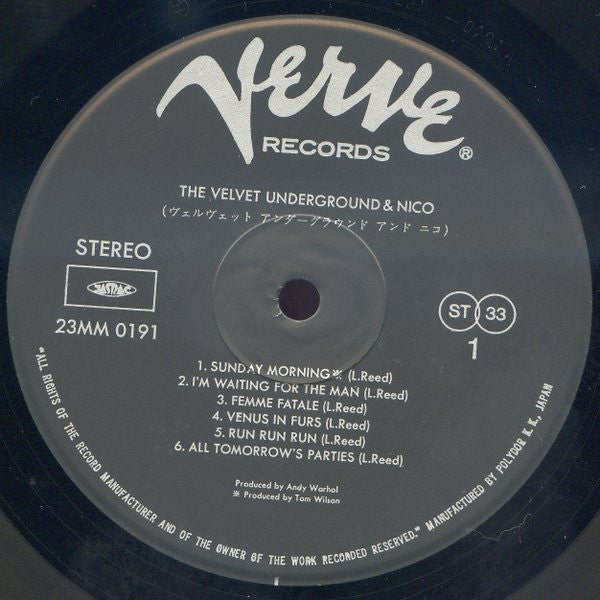 The Velvet Underground - The Velvet Underground & Nico(LP, Album, R...