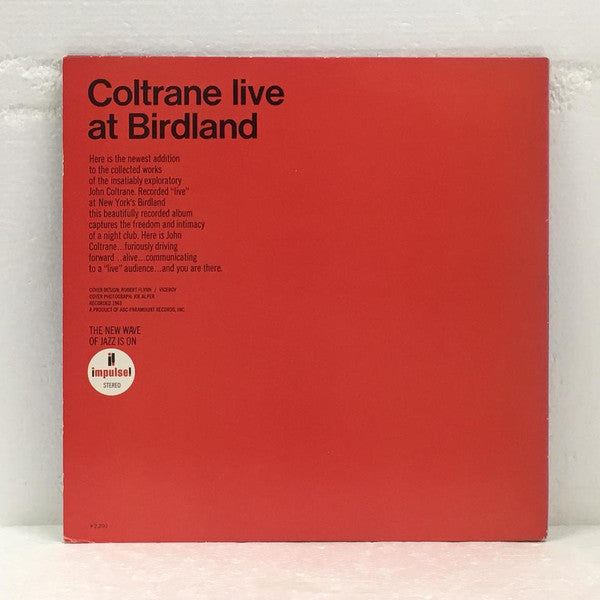 Coltrane* - Live At Birdland (LP, Album, RE, Gat)