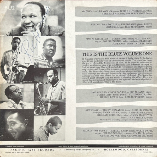 Various - This Is The Blues - Volume 1 (LP, Album, Mono)