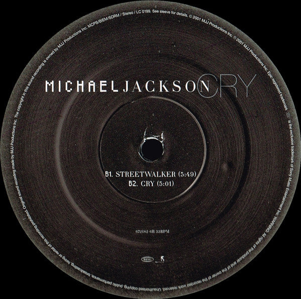 Michael Jackson - Cry (12"")