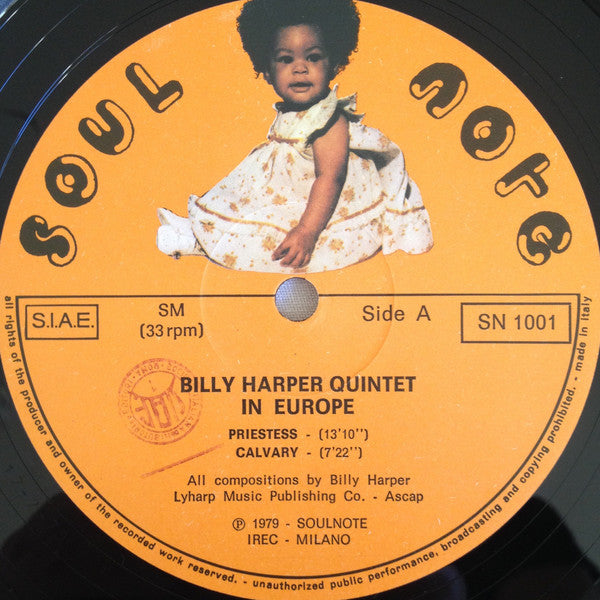 Billy Harper Quintet - In Europe (LP, Album)
