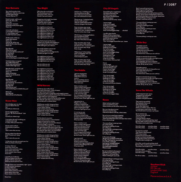 Nik Kershaw - The Riddle (LP, Album)