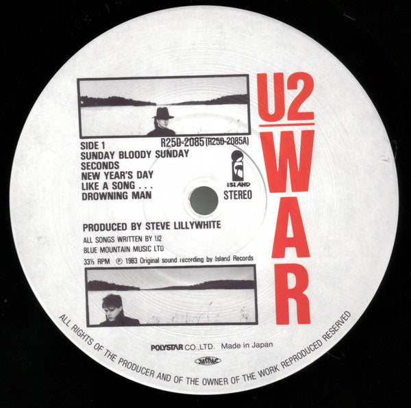 U2 - War (LP, Album, RE)