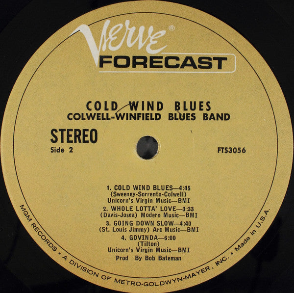 Colwell-Winfield Blues Band - Cold Wind Blues (LP, Album, MGM)