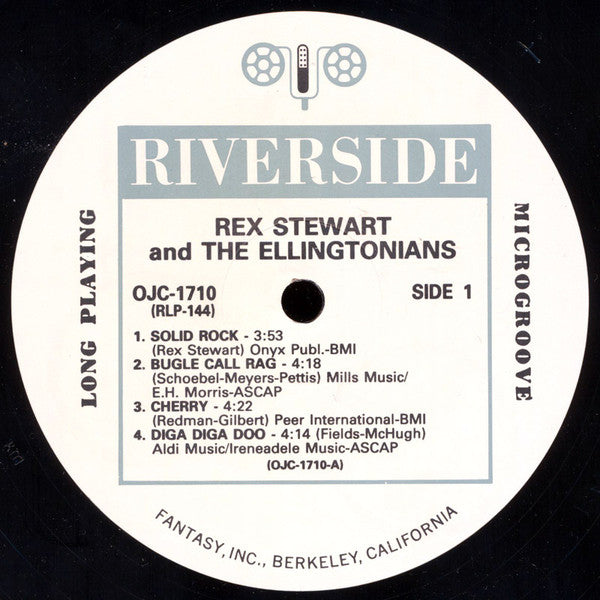 Rex Stewart - Rex Stewart And The Ellingtonians(LP, Album, RE, RM)