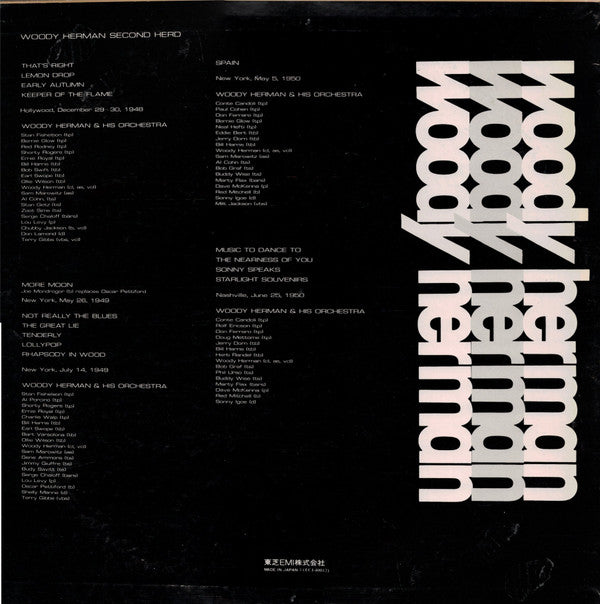 Woody Herman - Second Herd (LP, Album, Comp, Mono)