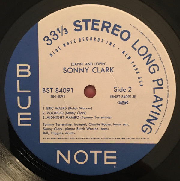 Sonny Clark - Leapin' And Lopin' (LP, Album, RE)
