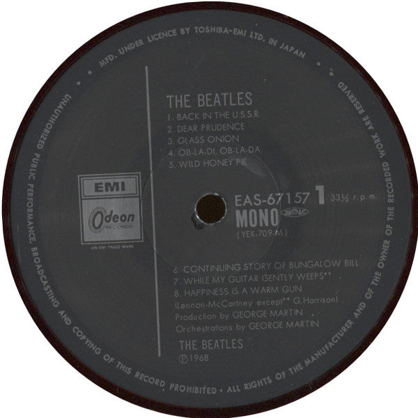 The Beatles - The Beatles (2xLP, Album, Mono, RE, Red)