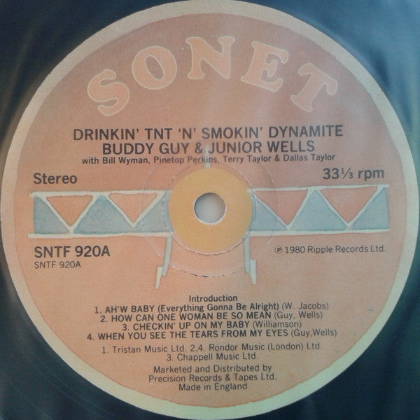 Buddy Guy - Drinkin' Tnt 'N' Smokin' Dynamite(LP, Album)