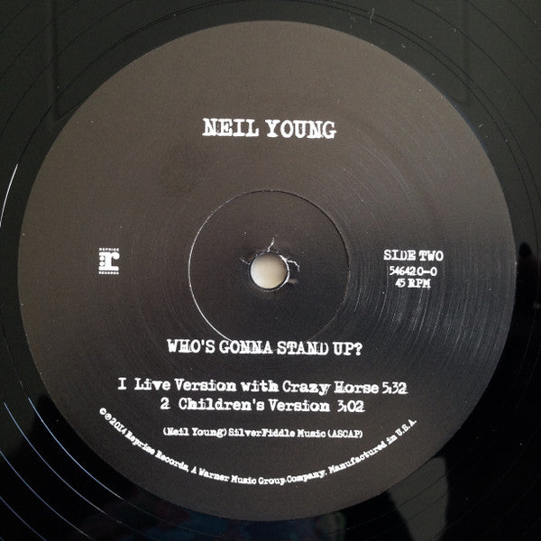 Neil Young - Who's Gonna Stand Up? (12"")