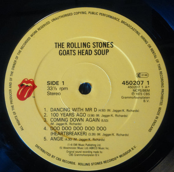 The Rolling Stones - Goats Head Soup (LP, Album, RE)