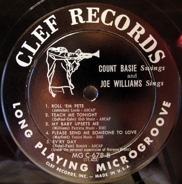 Count Basie - Count Basie Swings • Joe Williams Sings(LP, Album, Mo...