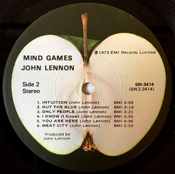 John Lennon - Mind Games (LP, Album, Los)