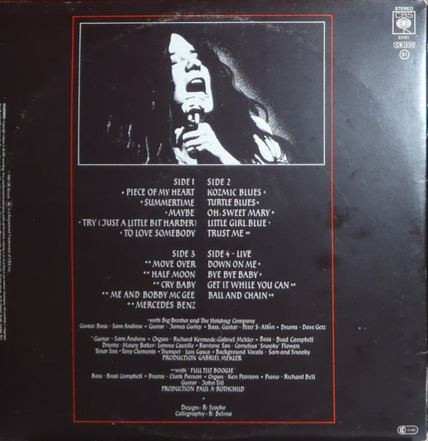 Janis Joplin - Anthology (2xLP, Comp, RE, Red)