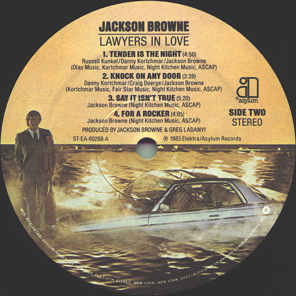 Jackson Browne - Lawyers In Love (LP, Album, Spe)
