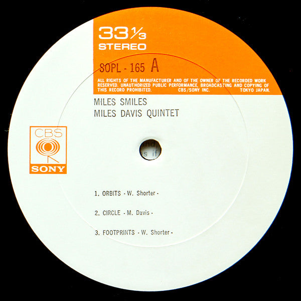 Miles Davis Quintet* - Miles Smiles (LP, Album, RE)