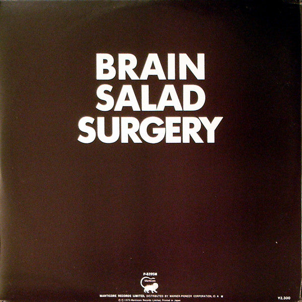 Emerson, Lake & Palmer - Brain Salad Surgery (LP, Album, RE)