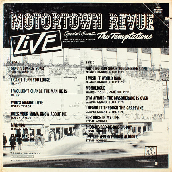 Various - Motortown Revue Live (LP, RE)