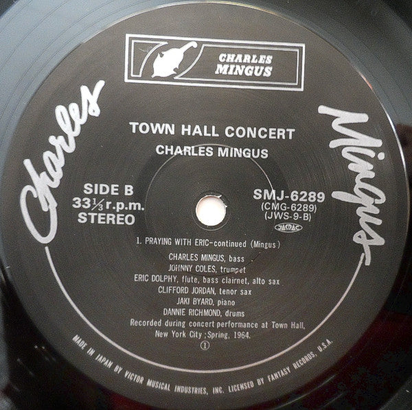 Charles Mingus - Town Hall Concert (LP, Album, RE)