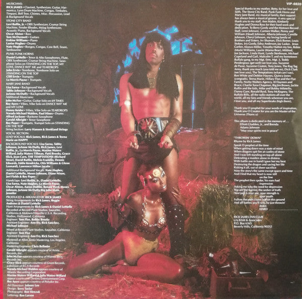 Rick James - Throwin' Down (LP, Album)