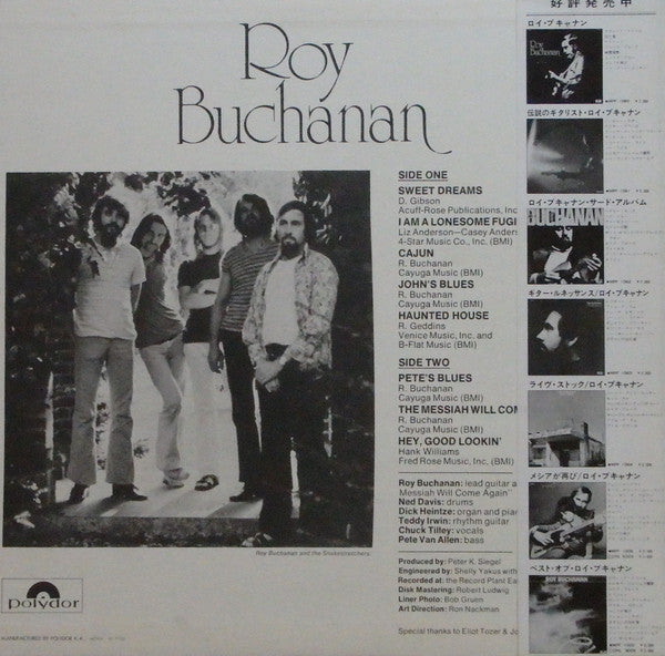 Roy Buchanan - Roy Buchanan (LP, Album, RE)