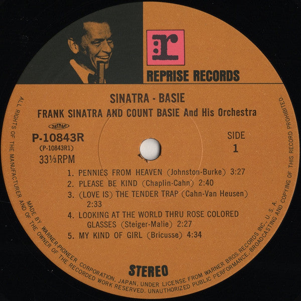 Sinatra* / Basie* - Historic Musical First (LP, Album, RE)