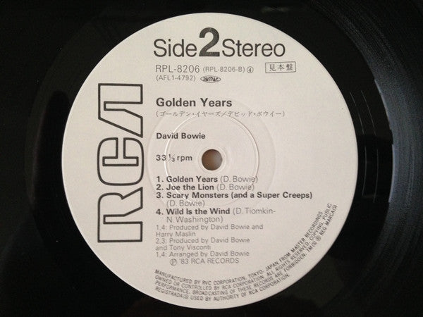 David Bowie - Golden Years (LP, Comp, Promo)
