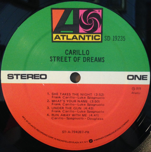 Carillo (2) - Street Of Dreams (LP, Album)