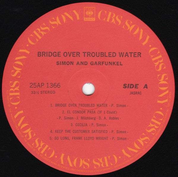 Simon And Garfunkel* - Bridge Over Troubled Water (LP, Album, RE)