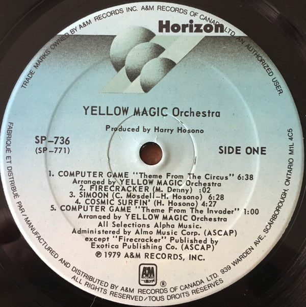 Yellow Magic Orchestra - Yellow Magic Orchestra (LP, Album)