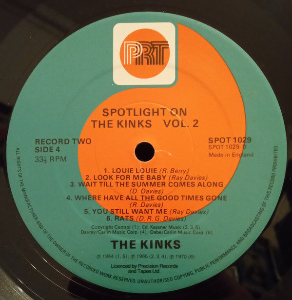 The Kinks - Spotlight On The Kinks Vol. 2 (2xLP, Comp)