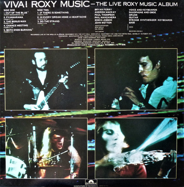 Roxy Music - Viva! Roxy Music (LP, Album, RE, Gat)