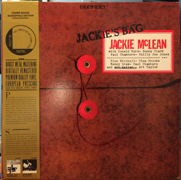 Jackie McLean - Jackie's Bag (LP, Album, RE, RM, DMM)