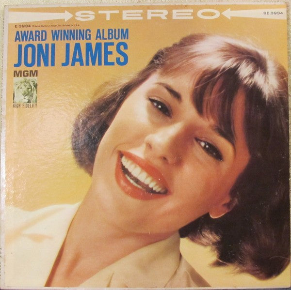 Joni James - Award Winning Album (LP, Comp, RE)