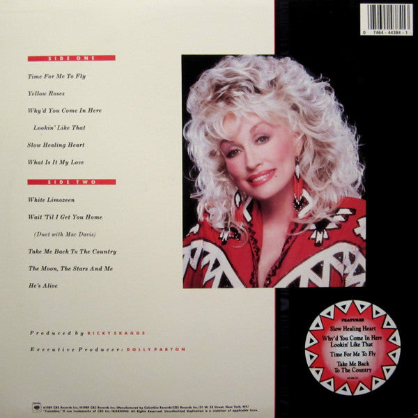 Dolly Parton - White Limozeen (LP, Album)