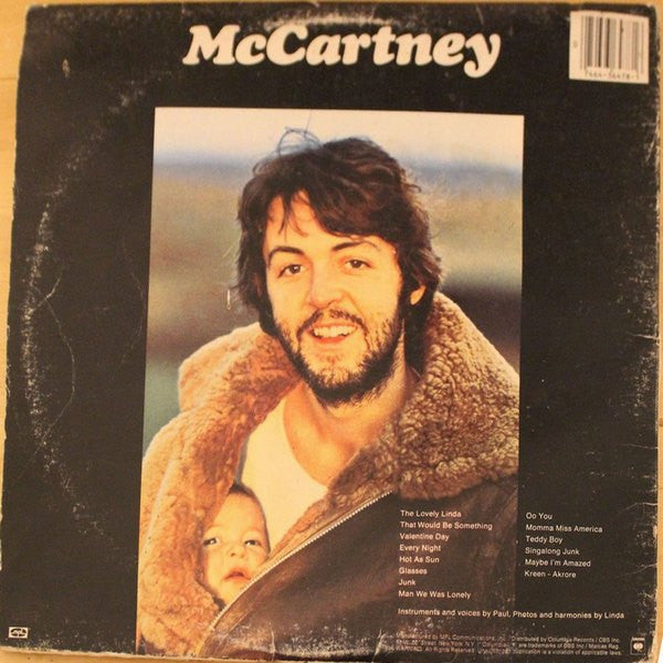 McCartney* - McCartney (LP, Album, RE)