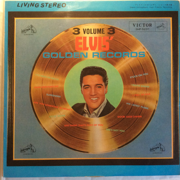 Elvis Presley - Elvis' Golden Records, Vol. 3 (LP, Comp)