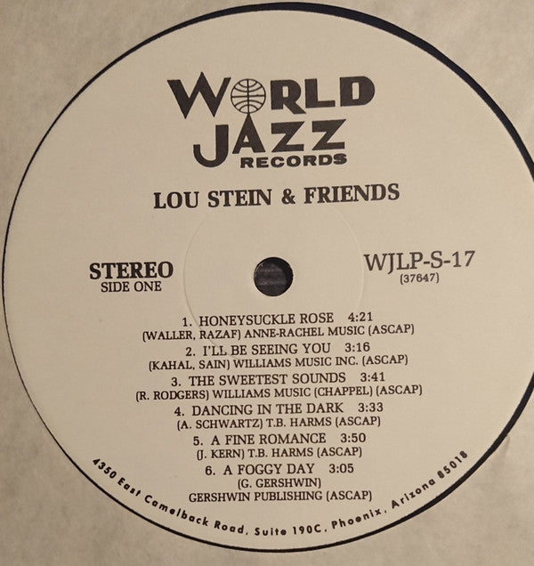Lou Stein - Lou Stein & Friends (LP, Comp)