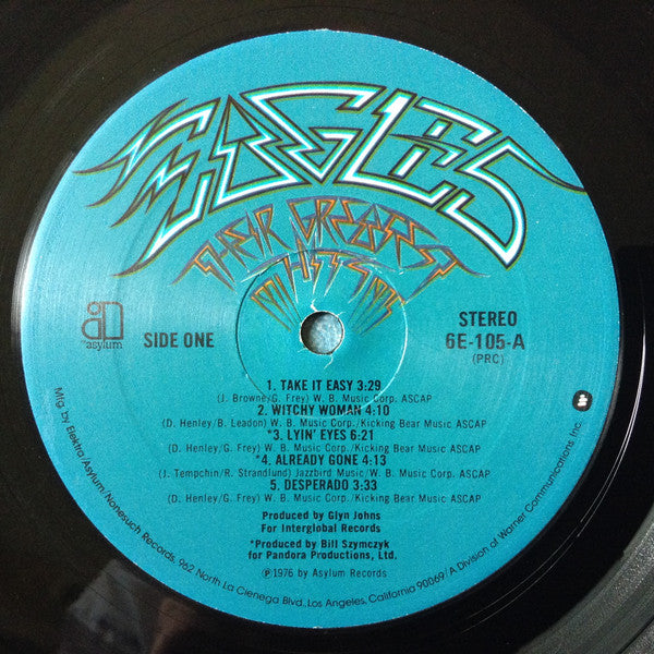 Eagles - Their Greatest Hits 1971-1975 (LP, Comp, RP, Emb)