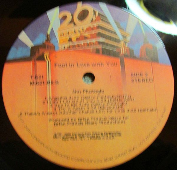 Jim Photoglo - Fool In Love With You (LP, Album, Ind)