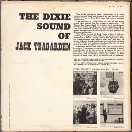Jack Teagarden - The Dixie Sound Of Jack Teagarden (LP)