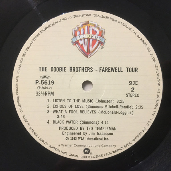 The Doobie Brothers - Farewell Tour (2xLP, Album, Gat)