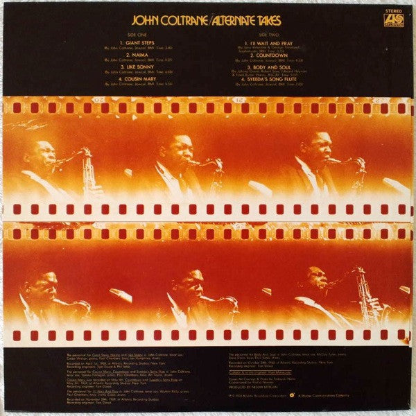 John Coltrane - Alternate Takes (LP, Album)