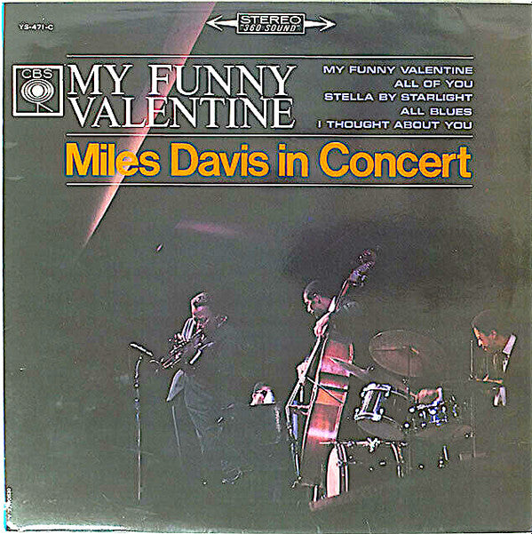 Miles Davis - My Funny Valentine - Miles Davis In Concert (LP, Album)