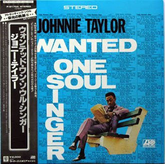 Johnnie Taylor - Wanted One Soul Singer (LP, Album, RE)