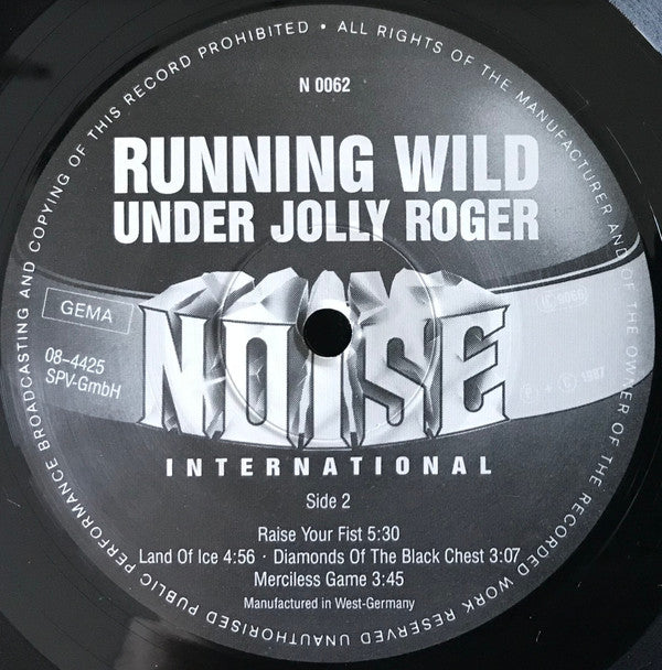 Running Wild - Under Jolly Roger (LP, Album)