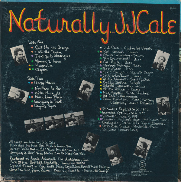 J.J. Cale - Naturally (LP, Album, RE, Pin)