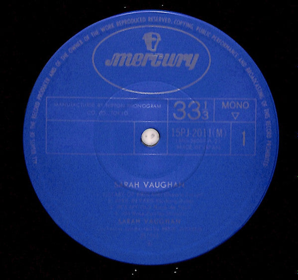 Sarah Vaughan - Sarah Vaughan (LP, Album, Mono, RE)